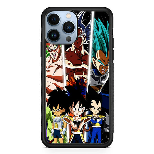 Goku And Brother Transformation iPhone 14 Pro Case