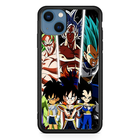 Goku And Brother Transformation iPhone 14 Plus Case
