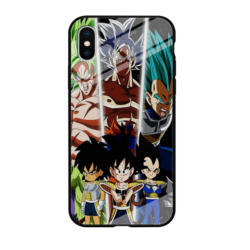 Goku And Brother Transformation iPhone XS Case