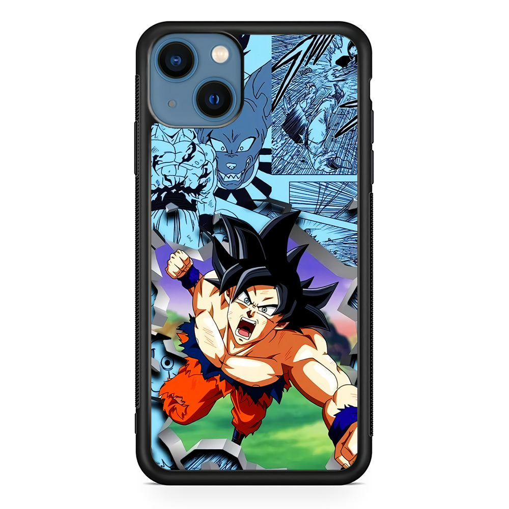 Goku Comic Power iPhone 15 Case