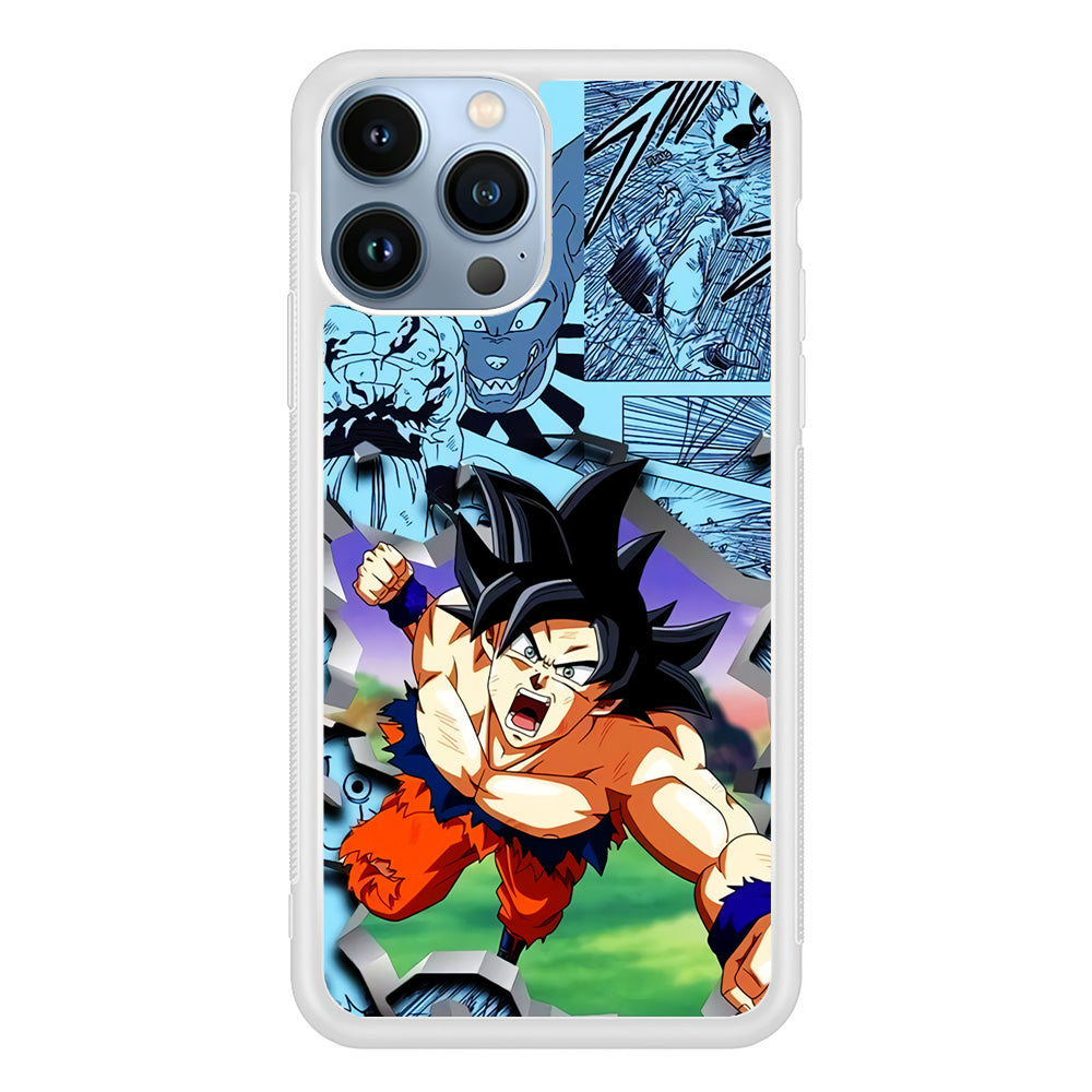 Goku Comic Power iPhone 15 Pro Max Case