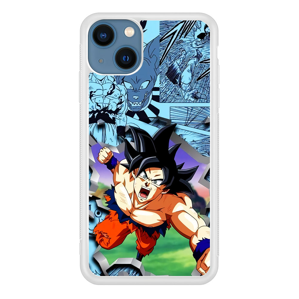 Goku Comic Power iPhone 15 Plus Case