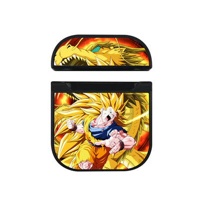 Goku Saiyan With Dragon Hard Plastic Case Cover For Apple Airpods