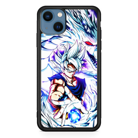 Goku X White Dragon iPhone 14 Plus Case