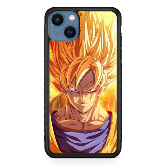 Goku Yellow Super Saiyan iPhone 14 Plus Case
