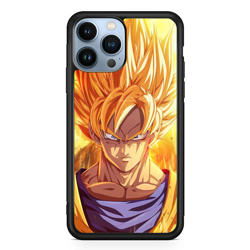 Goku Yellow Super Saiyan iPhone 15 Pro Max Case