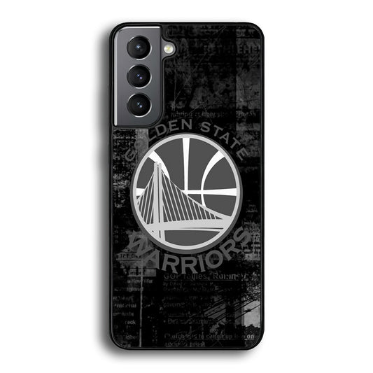 Golden State Warriors Grey Word Abstract Samsung Galaxy S22 Plus Case - Ezzystore