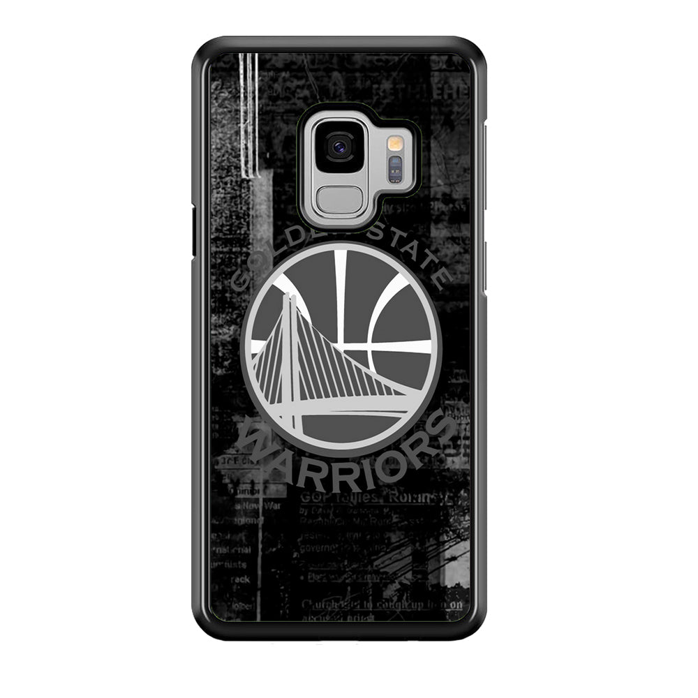 Golden State Warriors Grey Word Abstract Samsung Galaxy S9 Case