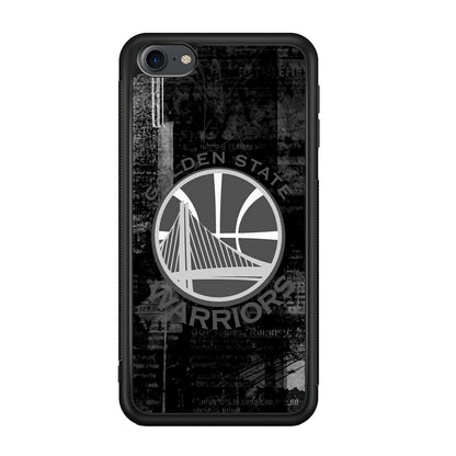 Golden State Warriors Grey Word Abstract iPod Touch 6 Case