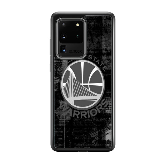 Golden State Warriors Grey Word Abstract Samsung Galaxy S20 Ultra Case