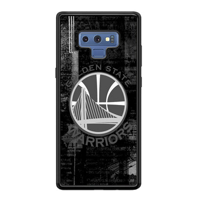 Golden State Warriors Grey Word Abstract Samsung Galaxy Note 9 Case