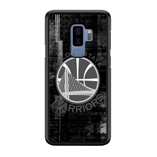 Golden State Warriors Grey Word Abstract Samsung Galaxy S9 Plus Case