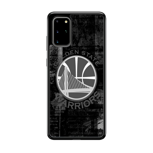 Golden State Warriors Grey Word Abstract Samsung Galaxy S20 Plus Case