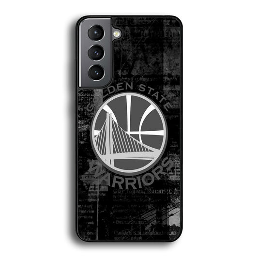 Golden State Warriors Grey Word Abstract Samsung Galaxy S21 Case