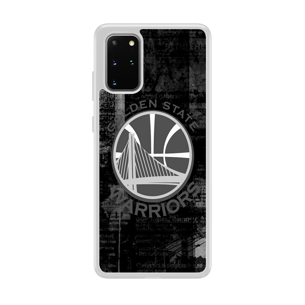 Golden State Warriors Grey Word Abstract Samsung Galaxy S20 Plus Case