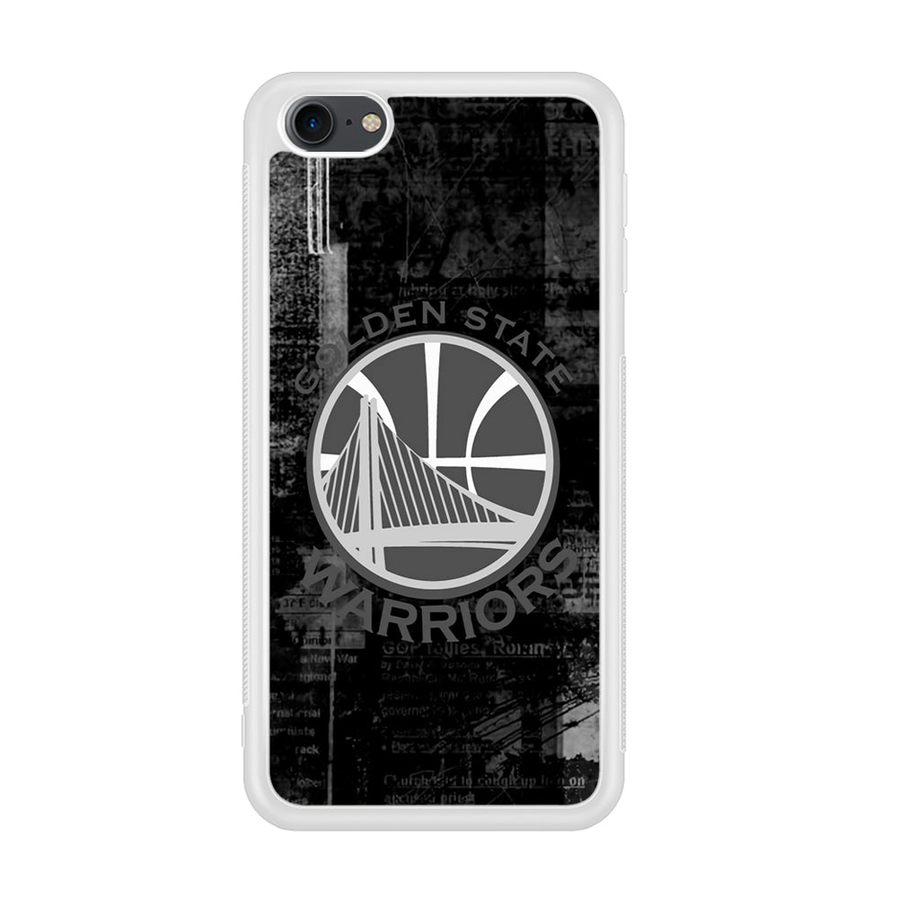 Golden State Warriors Grey Word Abstract iPod Touch 6 Case