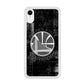 Golden State Warriors Grey Word Abstract iPhone XR Case