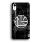 Golden State Warriors Grey Word Abstract iPhone XR Case
