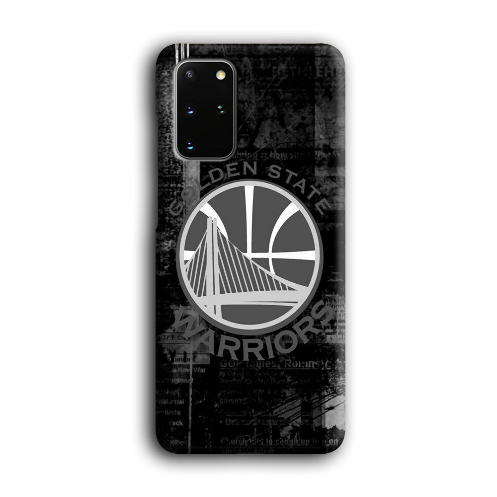 Golden State Warriors Grey Word Abstract Samsung Galaxy S20 Plus Case