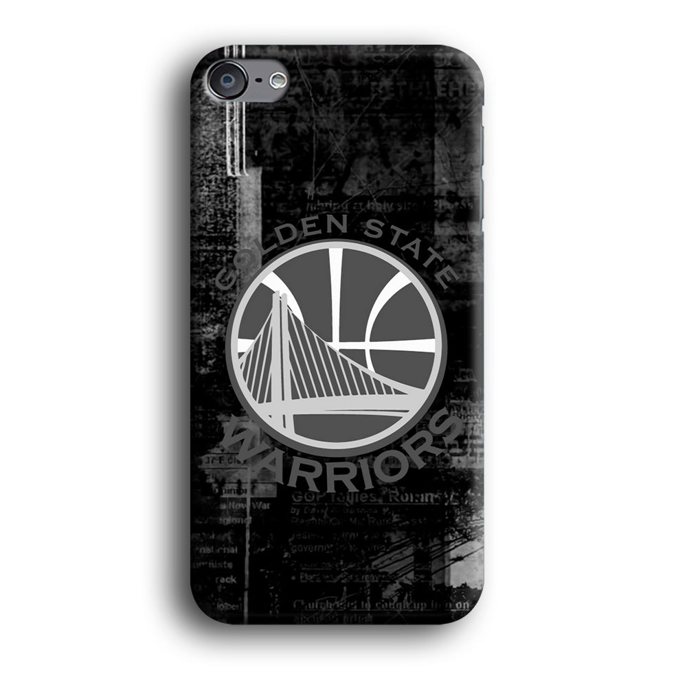 Golden State Warriors Grey Word Abstract iPod Touch 6 Case