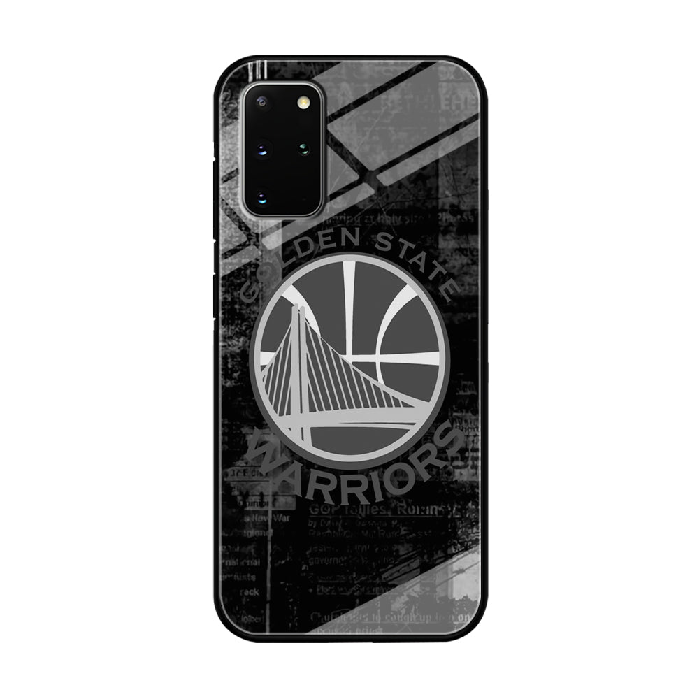 Golden State Warriors Grey Word Abstract Samsung Galaxy S20 Plus Case