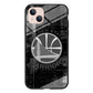 Golden State Warriors Grey Word Abstract iPhone 14 Plus Case