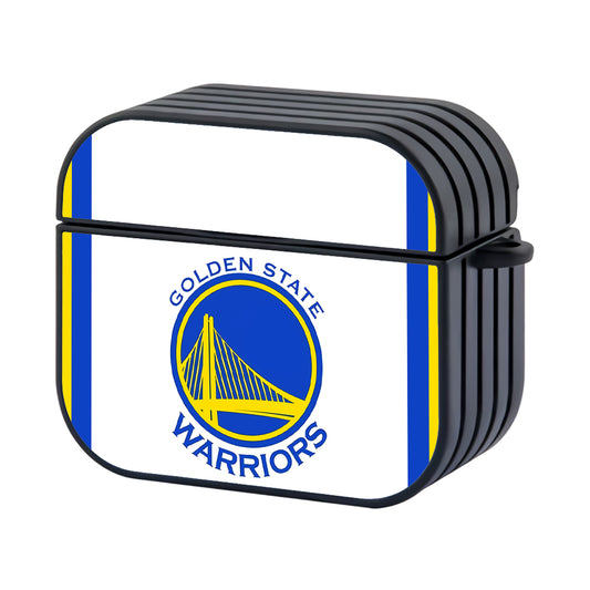 Golden State Warriors White Costume Hard Plastic Case Cover For Apple Airpods 3 - Ezzystore