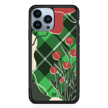 Grasped Tablecloth Domineering Green Magsafe iPhone Case