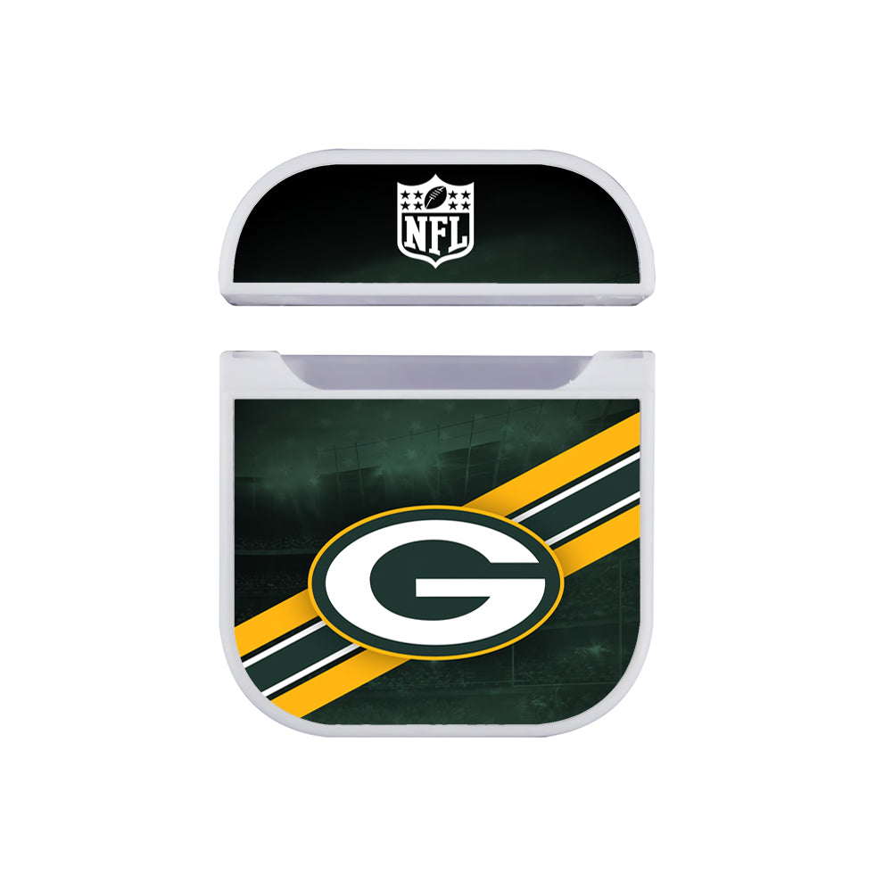 Green Bay Packers NFL Hard Plastic Case Cover For Apple Airpods
