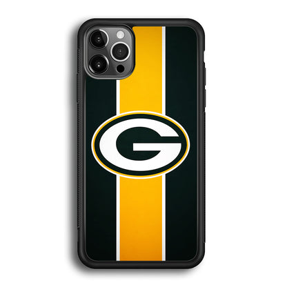Green Bay Packers Yellow Stripe iPhone 12 Pro Max Case