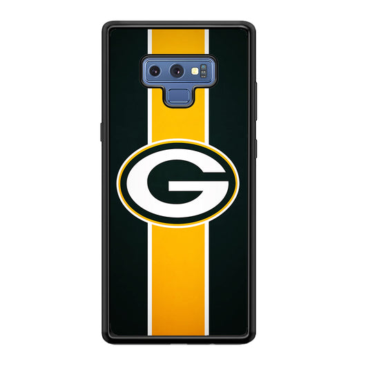 Green Bay Packers Yellow Stripe Samsung Galaxy Note 9 Case