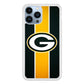 Green Bay Packers Yellow Stripe iPhone 14 Pro Case