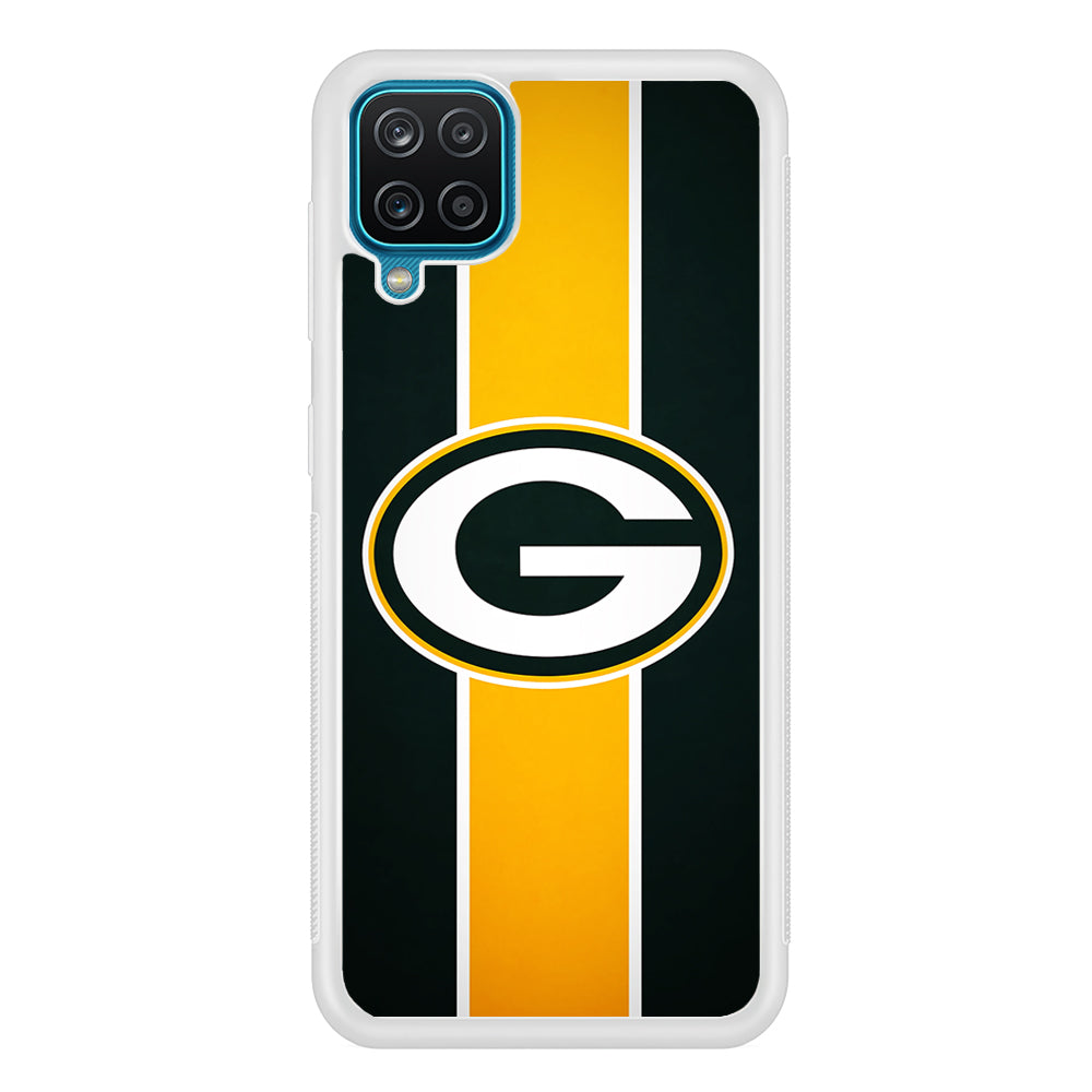 Green Bay Packers Yellow Stripe Samsung Galaxy A12 Case