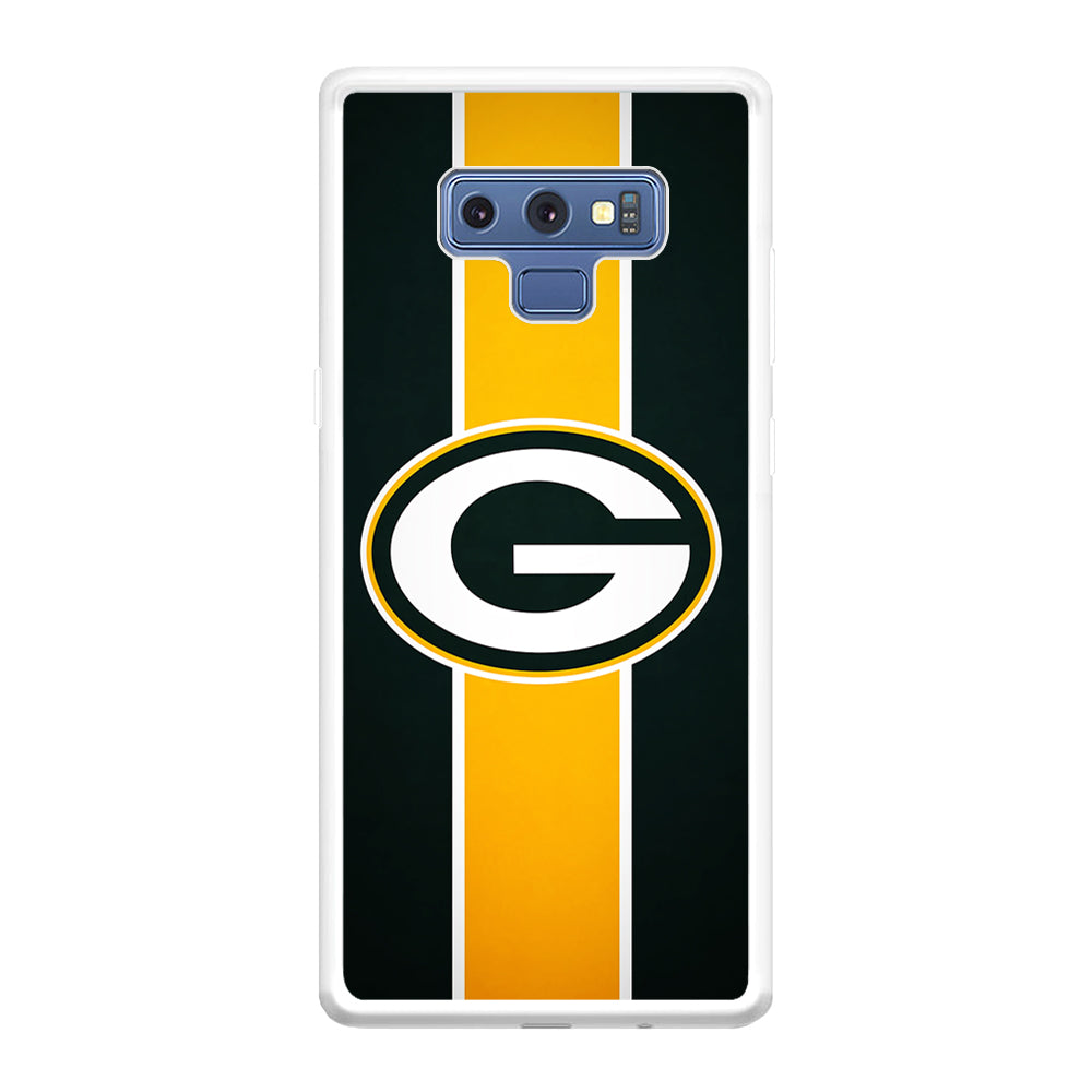 Green Bay Packers Yellow Stripe Samsung Galaxy Note 9 Case