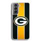Green Bay Packers Yellow Stripe Samsung Galaxy S21 Case