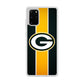 Green Bay Packers Yellow Stripe Samsung Galaxy S20 Plus Case