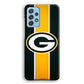 Green Bay Packers Yellow Stripe Samsung Galaxy A52 Case