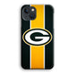Green Bay Packers Yellow Stripe iPhone 15 Plus Case