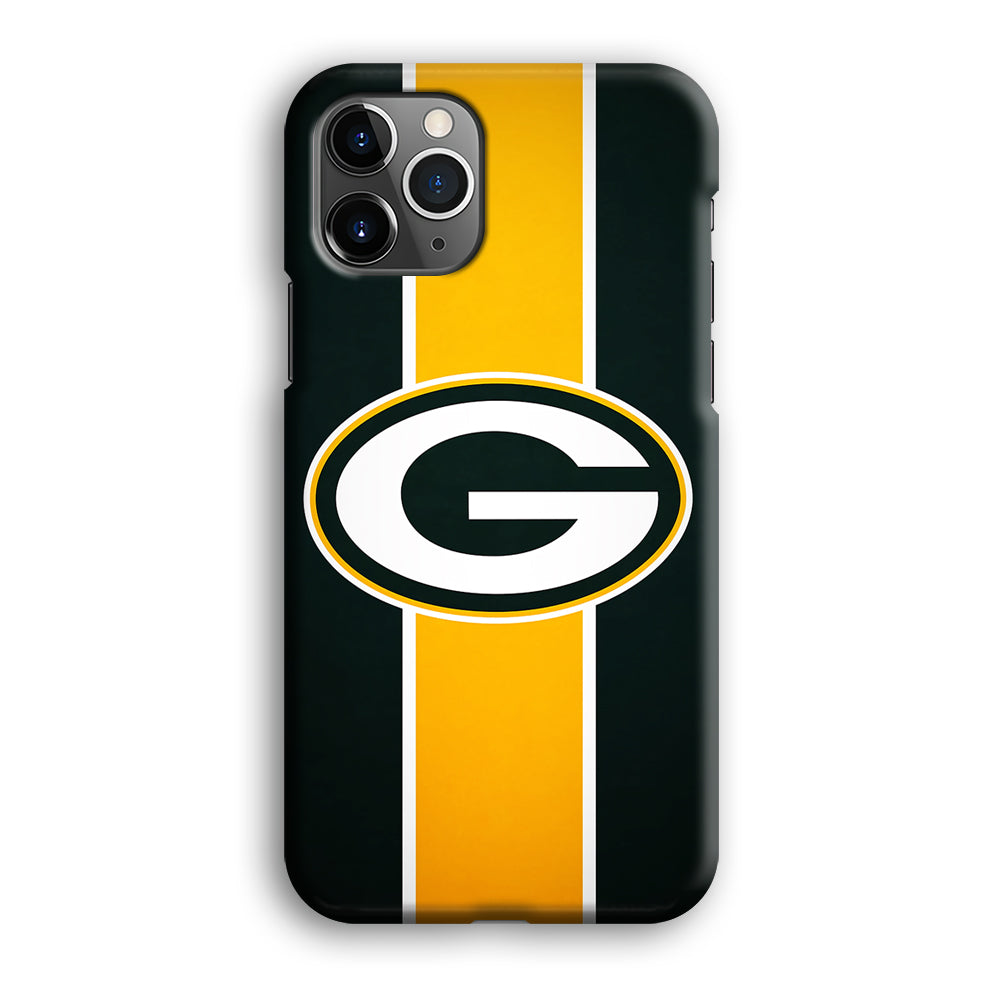 Green Bay Packers Yellow Stripe iPhone 12 Pro Max Case