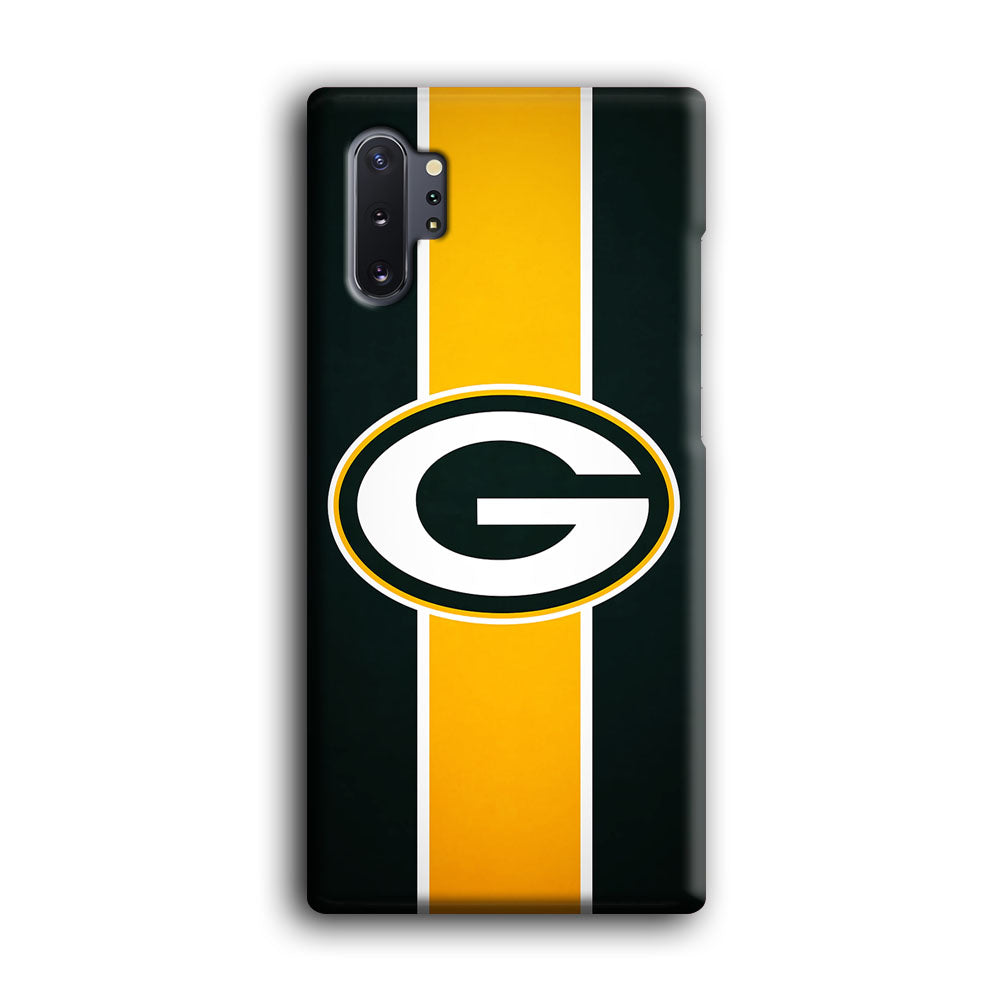 Green Bay Packers Yellow Stripe Samsung Galaxy Note 10 Plus Case