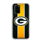 Green Bay Packers Yellow Stripe Samsung Galaxy S20 Plus Case