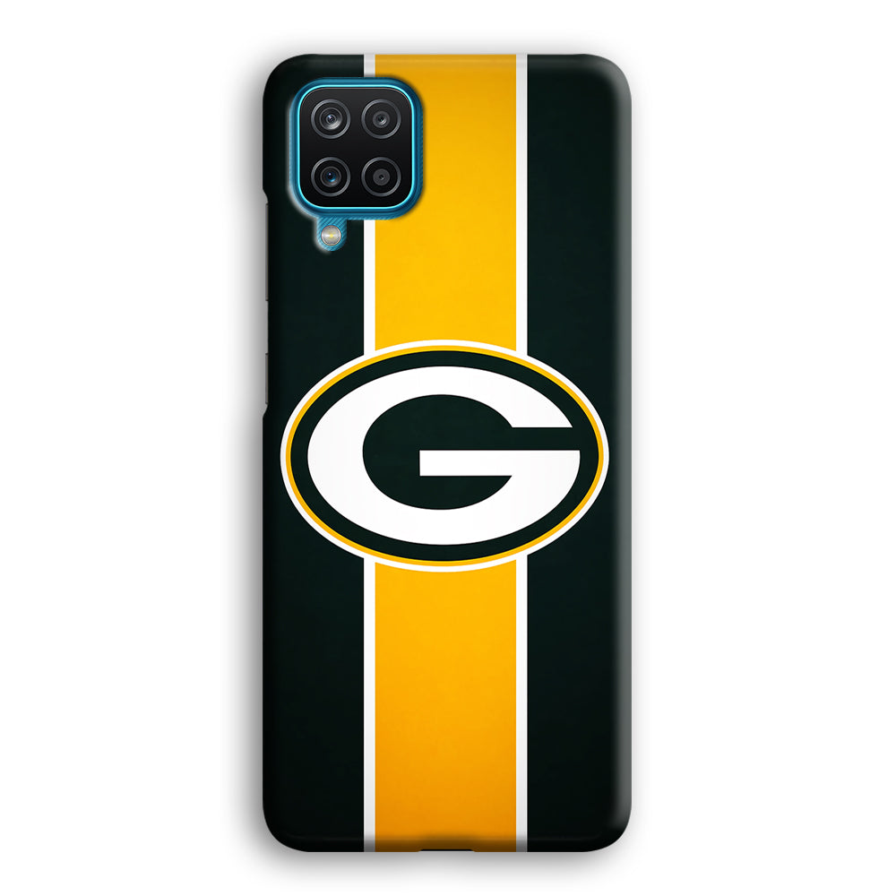 Green Bay Packers Yellow Stripe Samsung Galaxy A12 Case