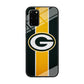 Green Bay Packers Yellow Stripe Samsung Galaxy S20 Plus Case