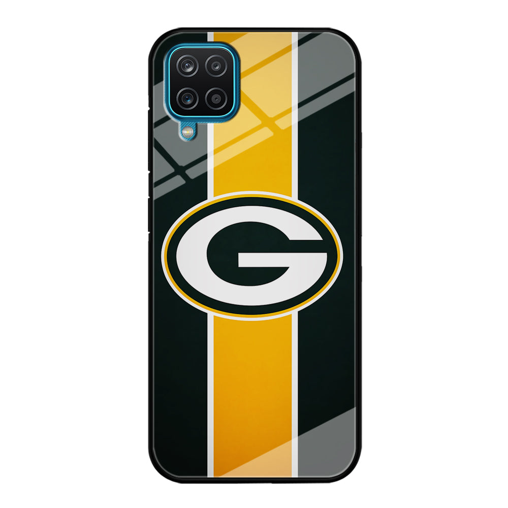 Green Bay Packers Yellow Stripe Samsung Galaxy A12 Case