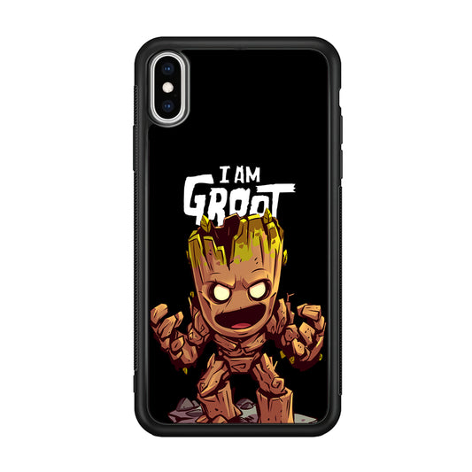 Groot Angry Mode iPhone XS Case