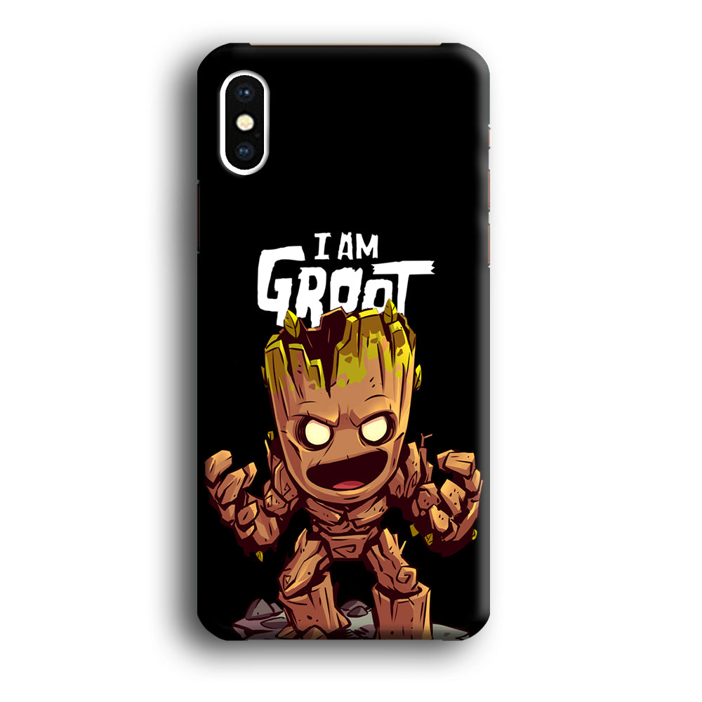 Groot Angry Mode iPhone XS Case
