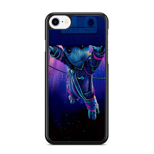 Groot In Galaxy iPhone 8 Case
