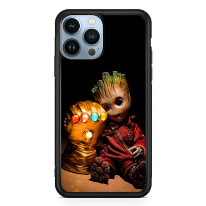 Groot Thanos Infinity Gauntlet iPhone 15 Pro Case