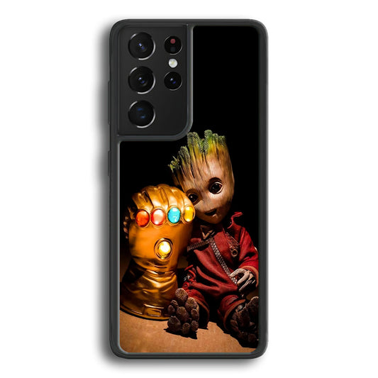 Groot Thanos Infinity Gauntlet Samsung Galaxy S23 Ultra Case - Ezzystore