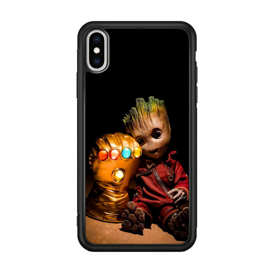 Groot Thanos Infinity Gauntlet iPhone XS Case